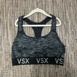 VSX Sport Women's Black Gray Sports Bra